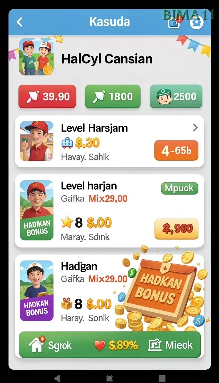 Cuplikan layar KOPI4D — aktivitas