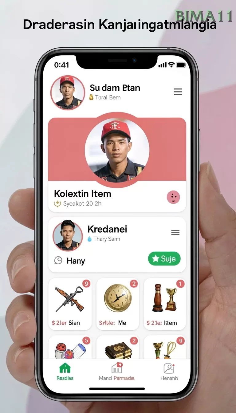Cuplikan layar BATAK5D — halaman utama